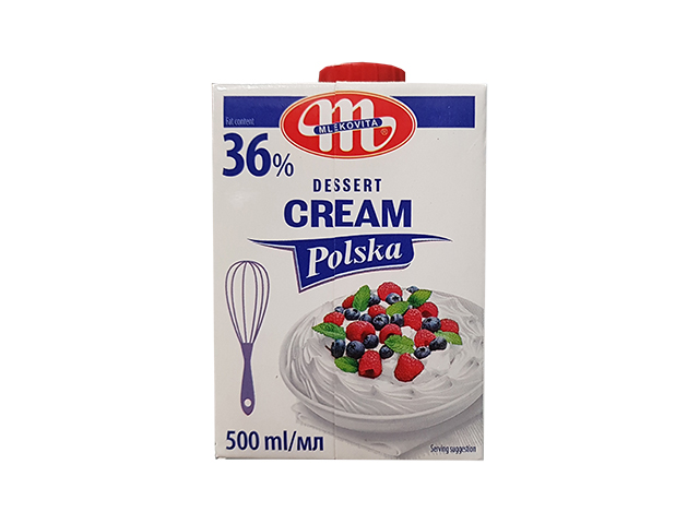 сливки 500 мл 36% Млековита сливки 500 мл 36% Млековита