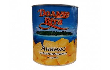 ананас кусочками 580 г